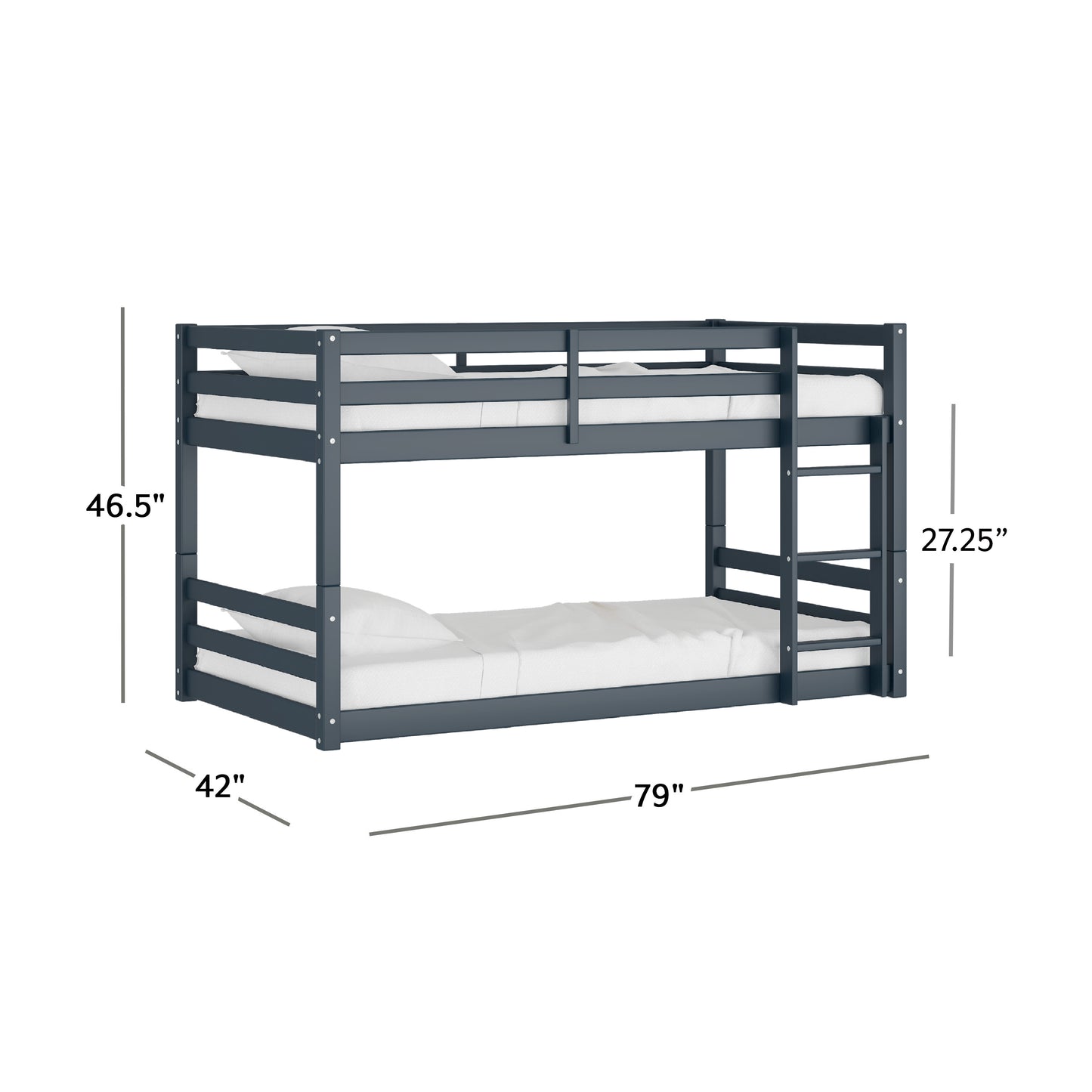 Campbell Wood Floor Bunk Bed