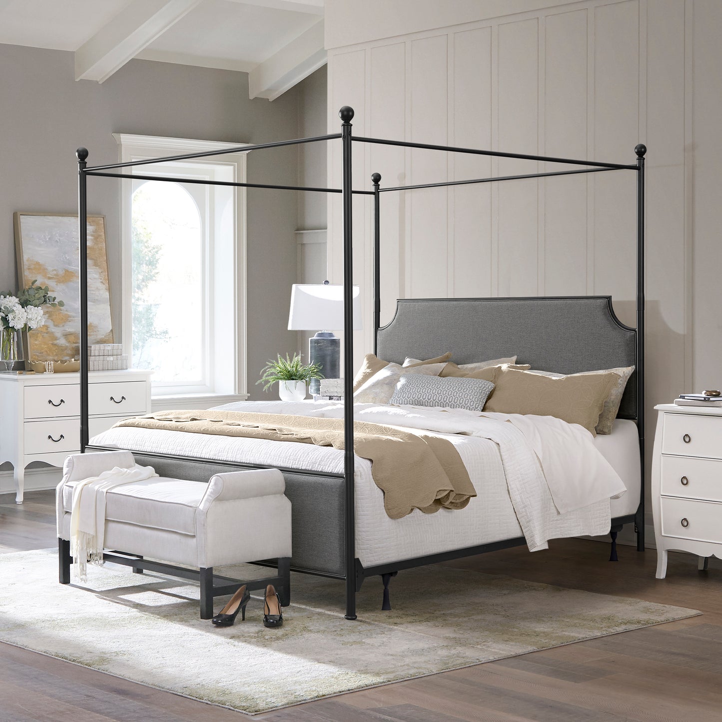 McArthur Metal Canopy Bed