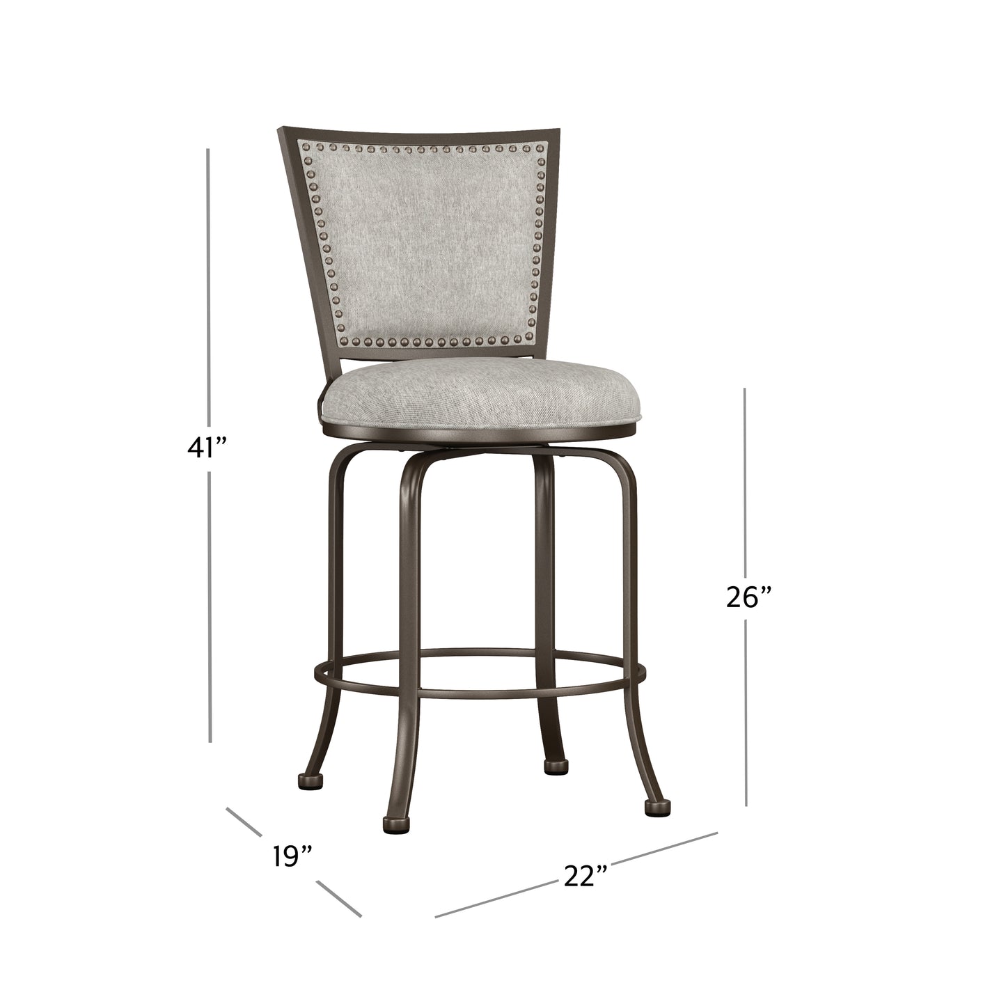 Belle Grove Metal Stool