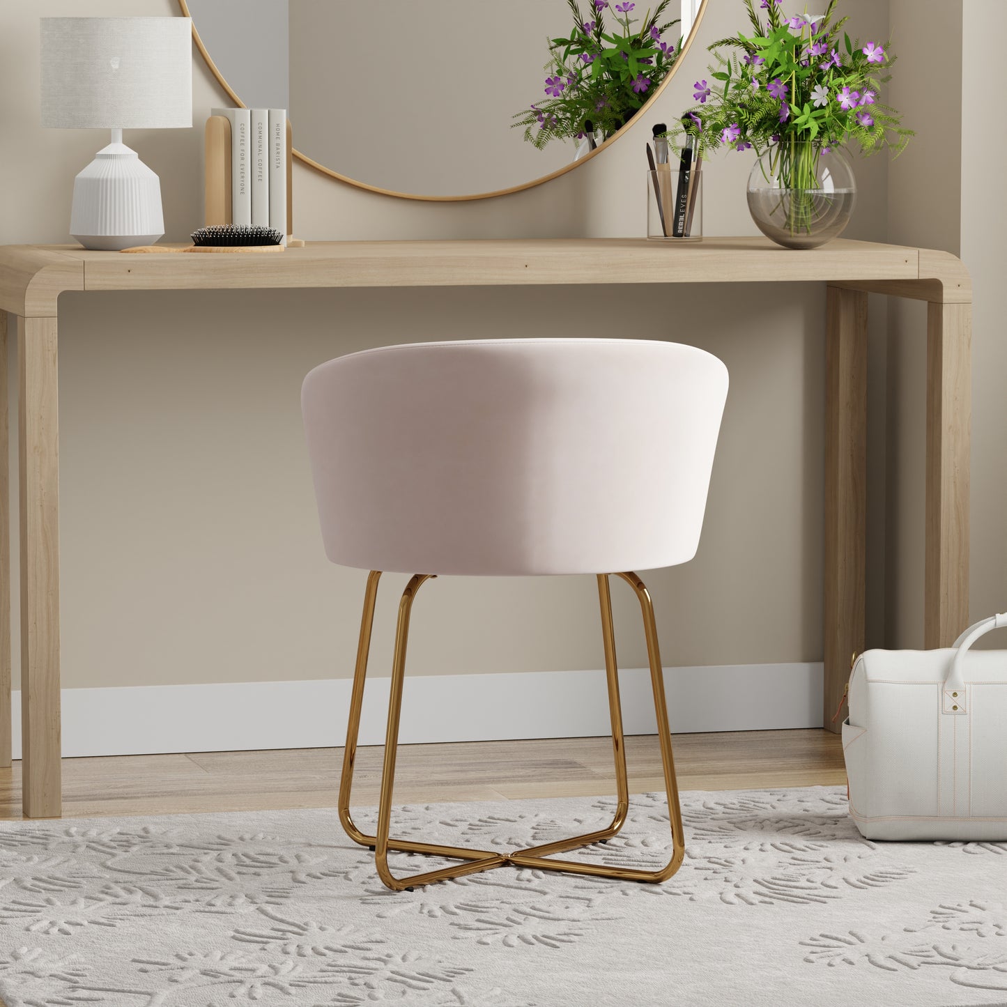 Marisol Metal Vanity Stool