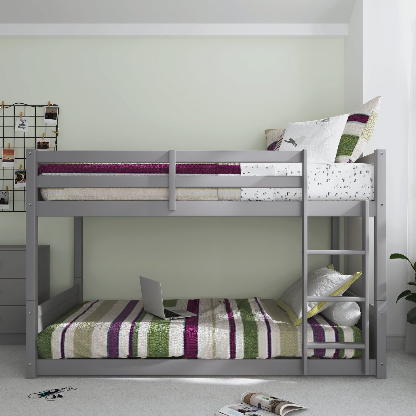 Capri Wood Floor Bunk Bed