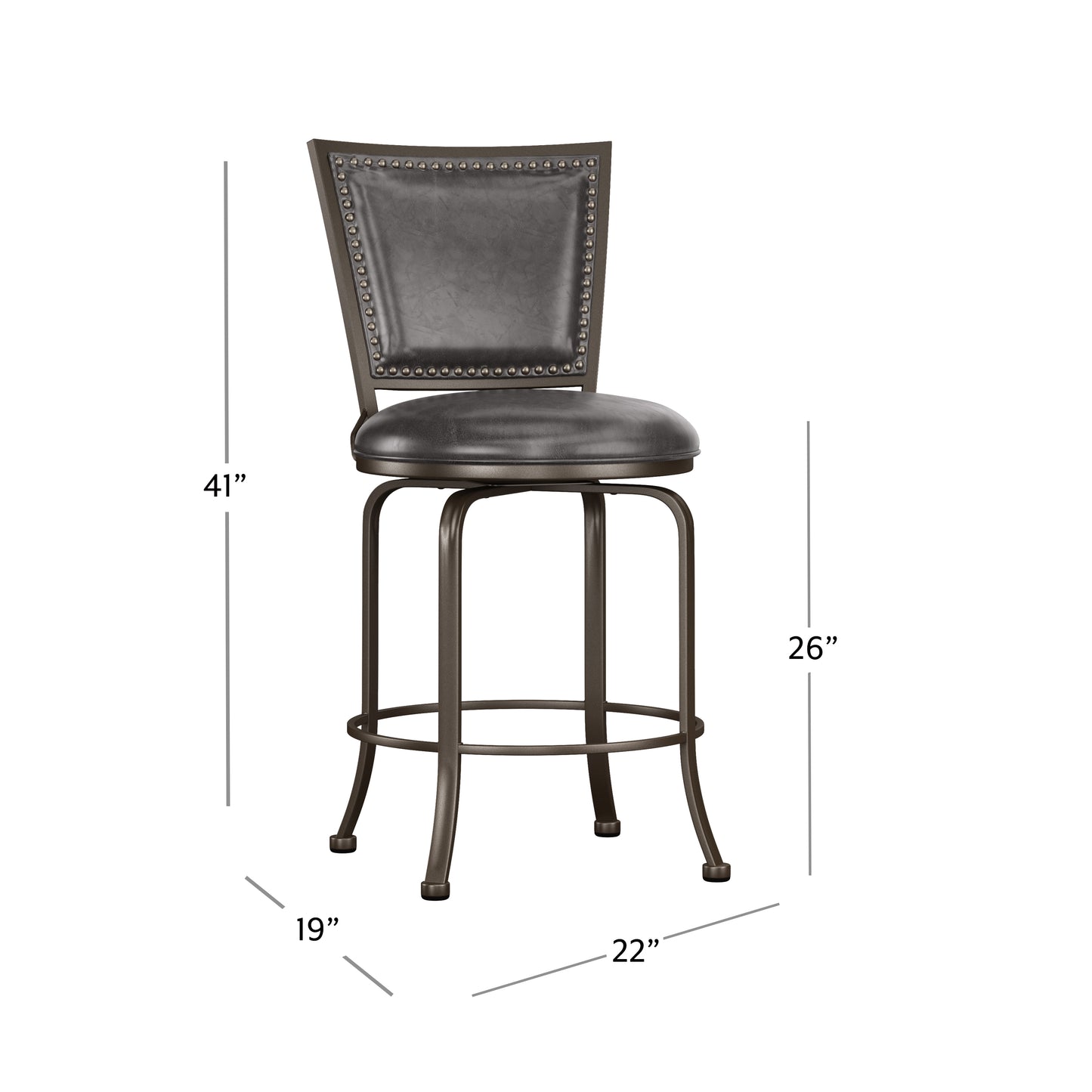 Belle Grove Metal Stool