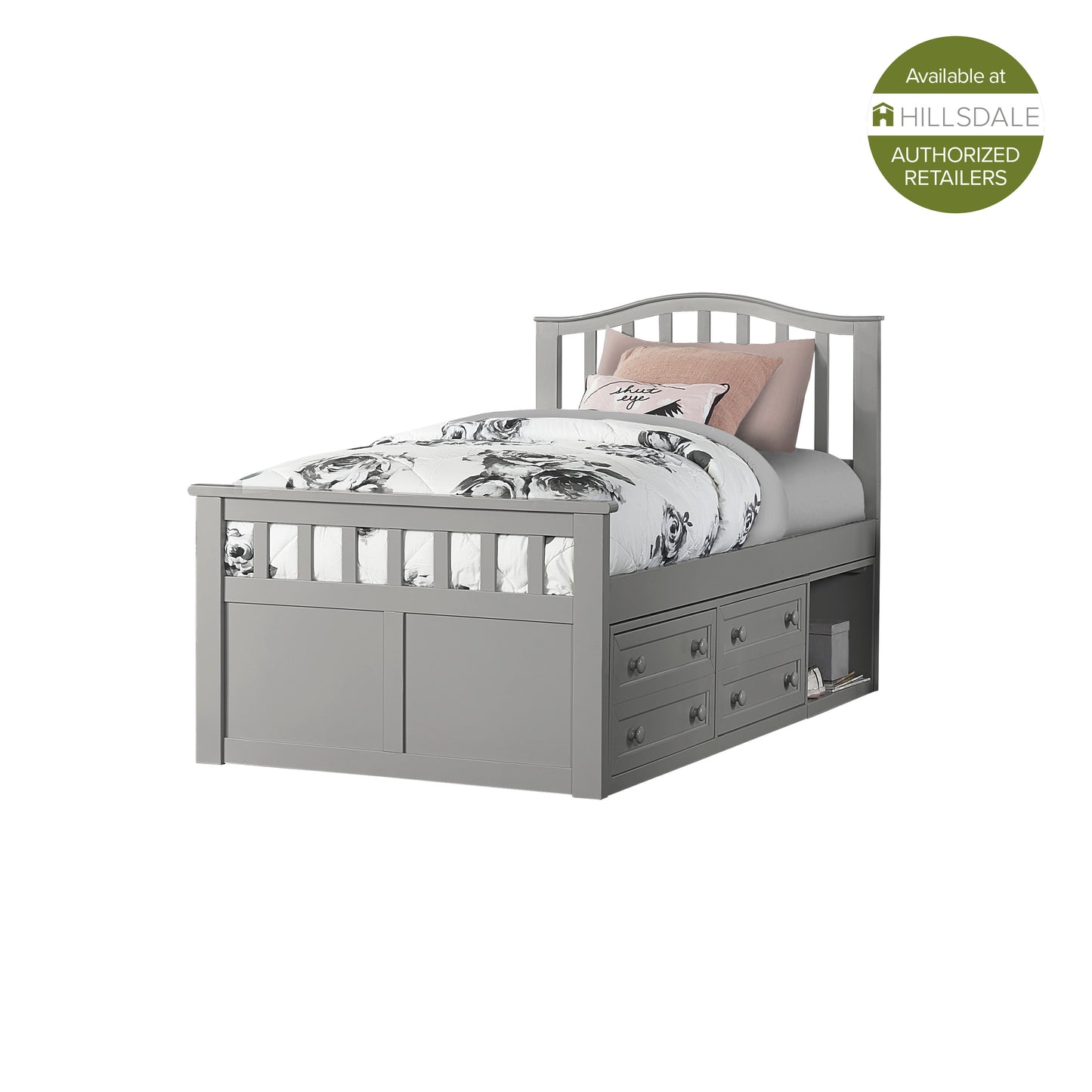 Finley Wood Captain's Bed