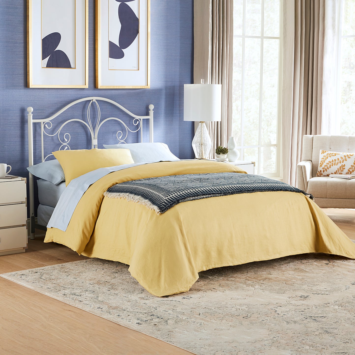Ruby Metal Headboard