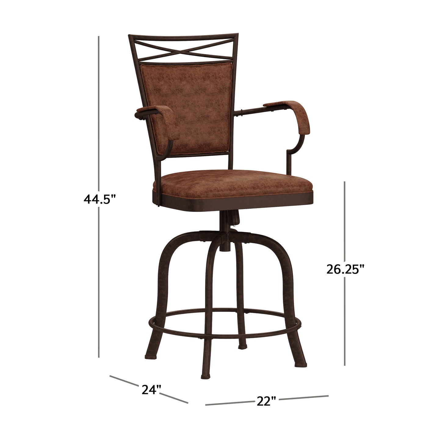 Bridgetown Metal Stool