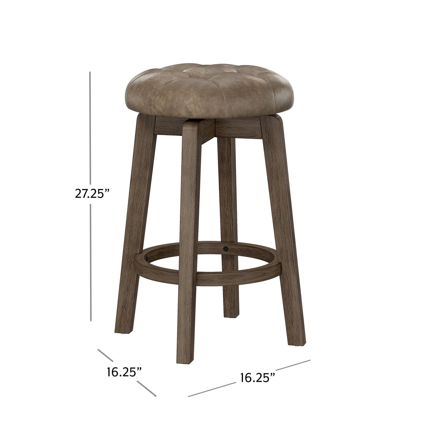 Odette Wood Stool