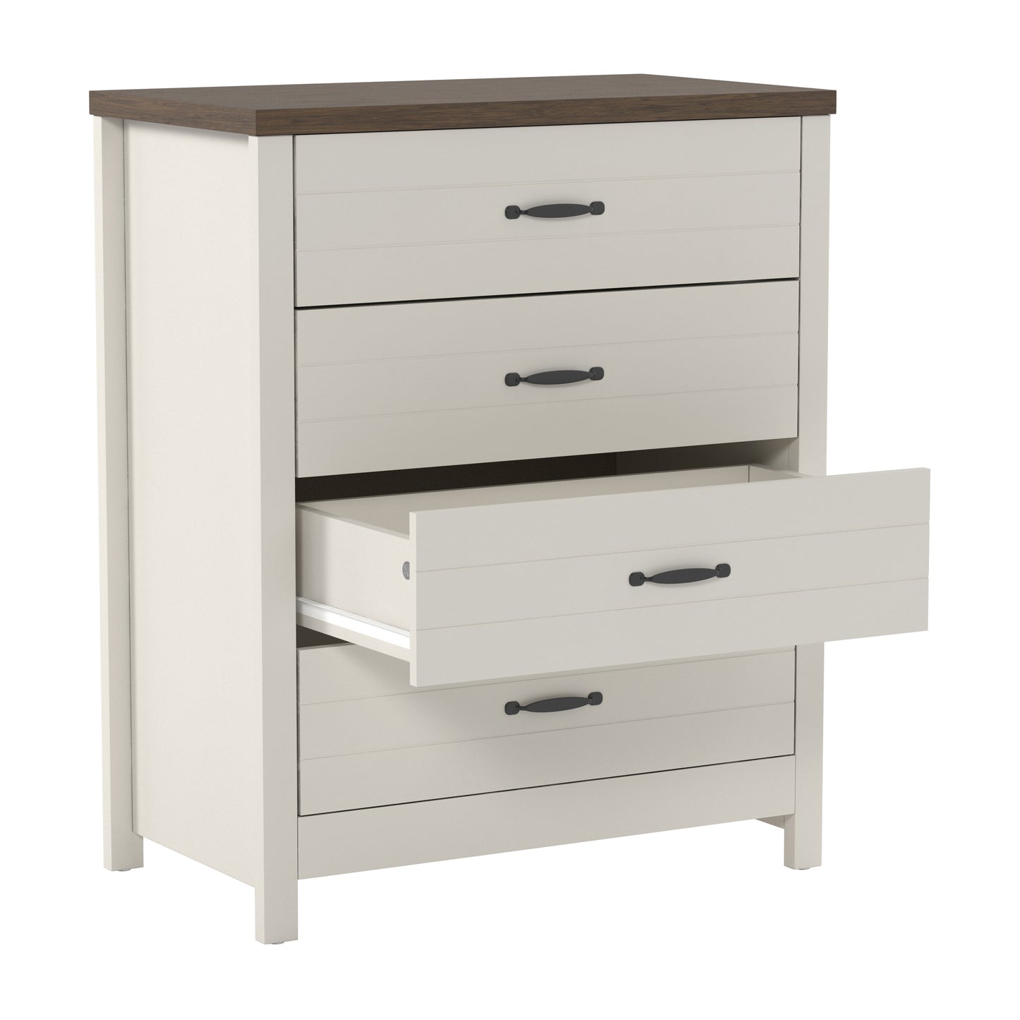 Lancaster Wood 4 Drawer Dresser