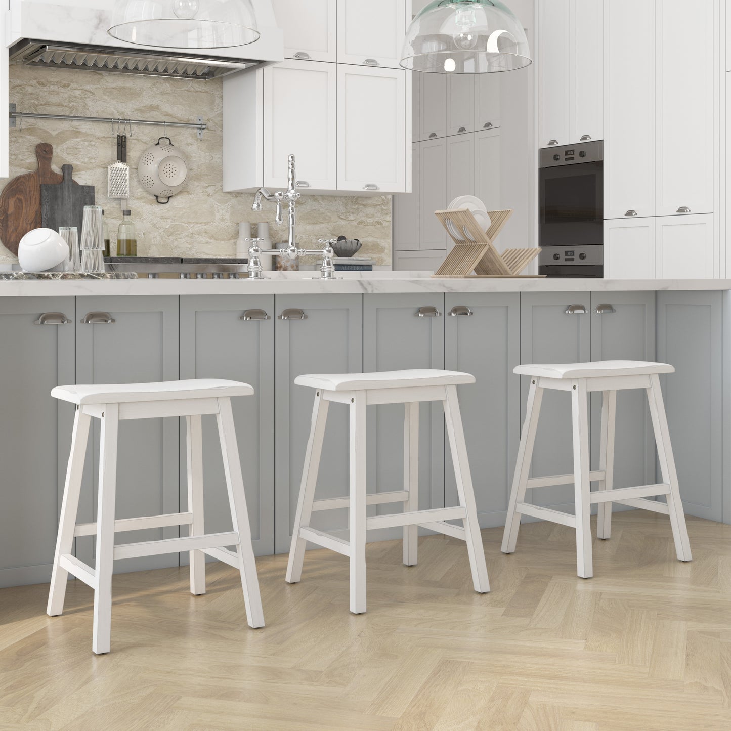Moreno Wood Stool