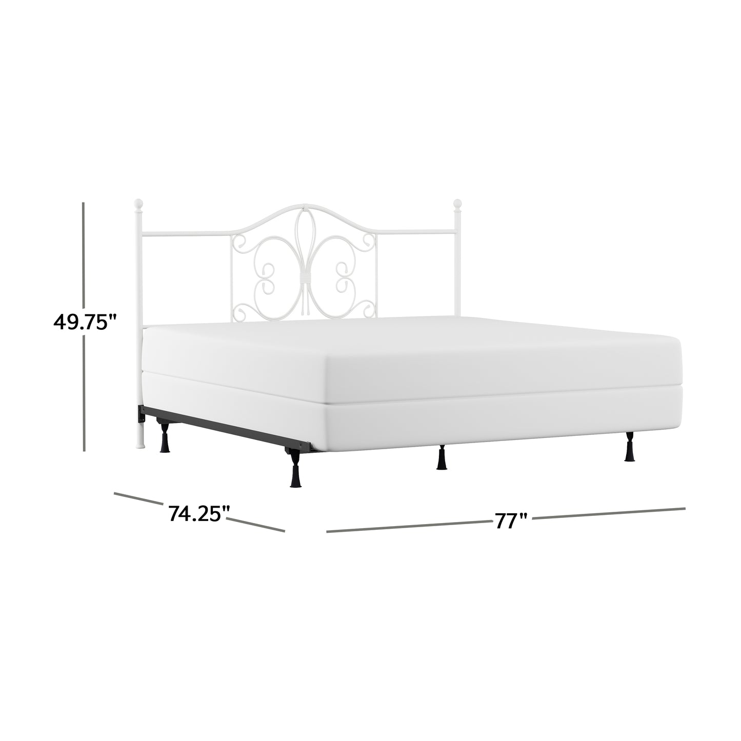 Ruby Metal Headboard