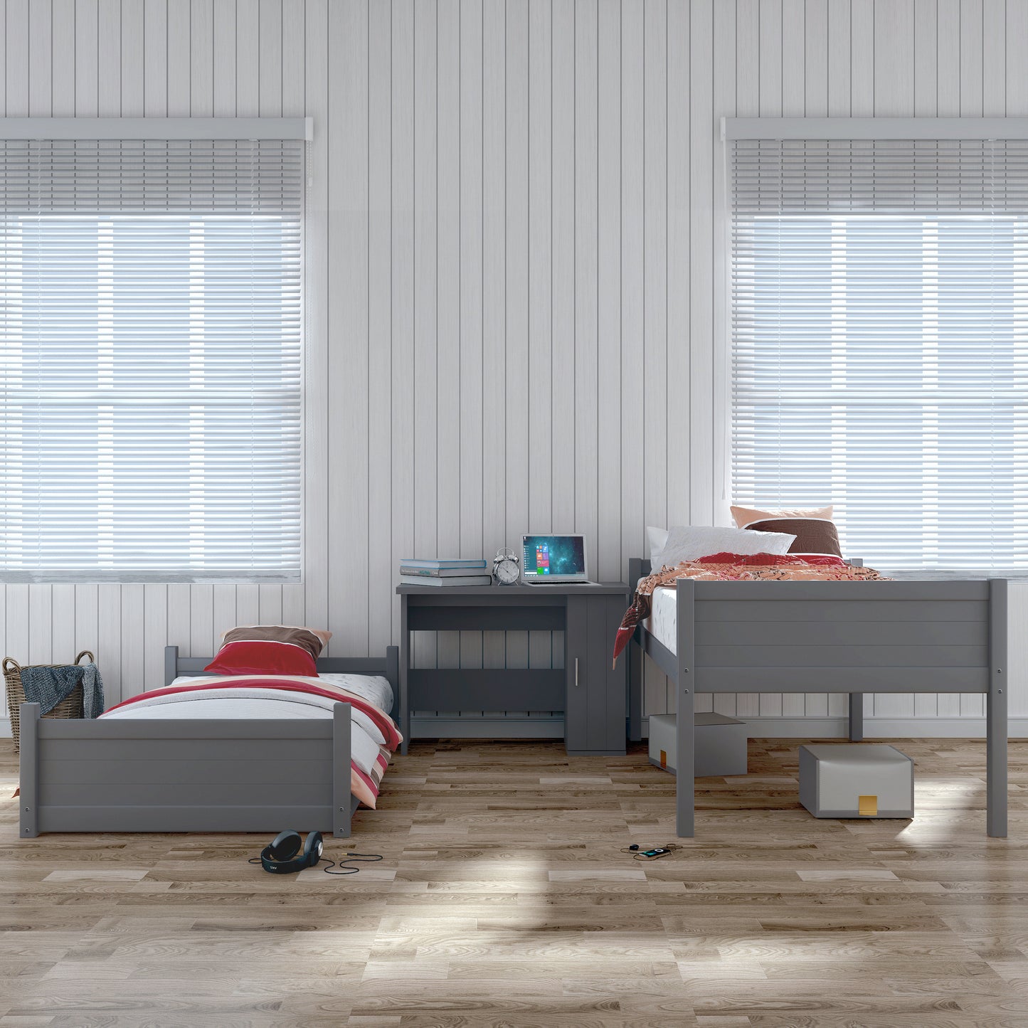 Capri Wood Floor Bunk Bed