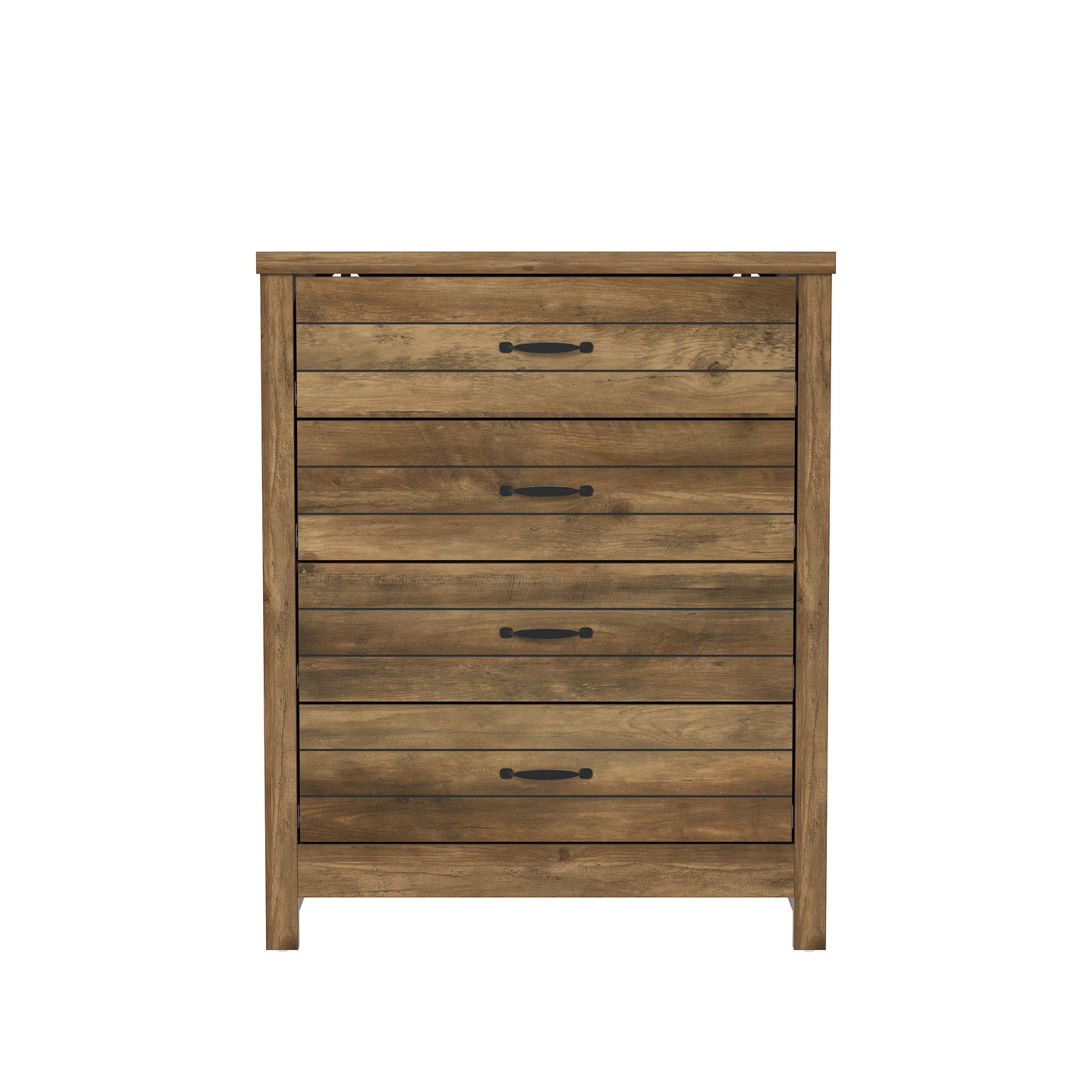 Lancaster Wood 4 Drawer Dresser
