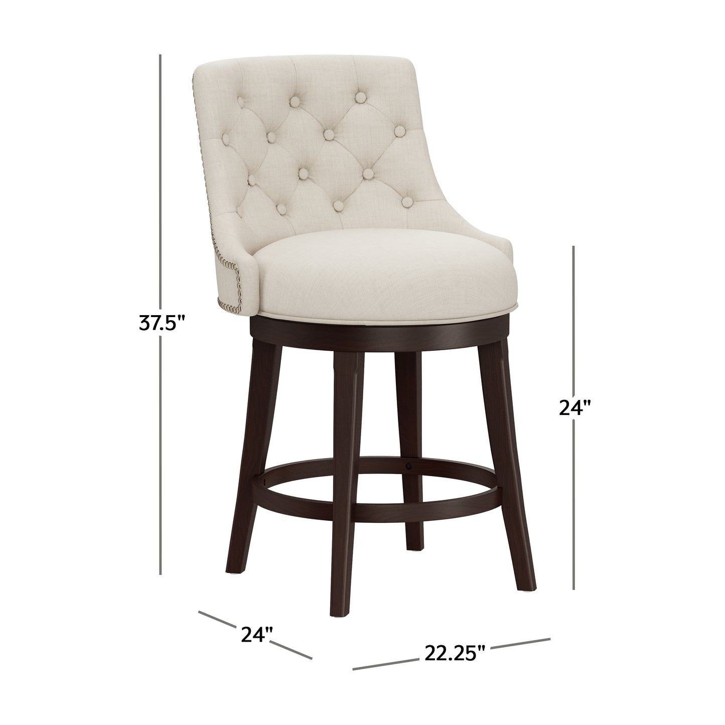 Halbrooke Wood Stool