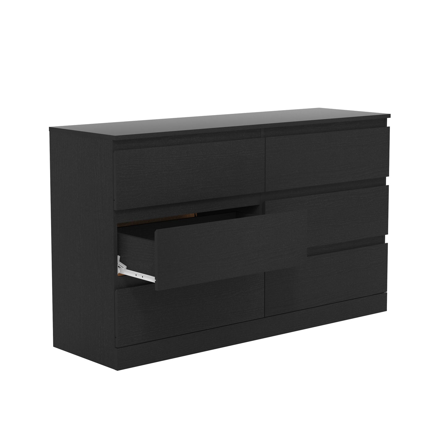 Brindle Wood 6 Drawer Dresser