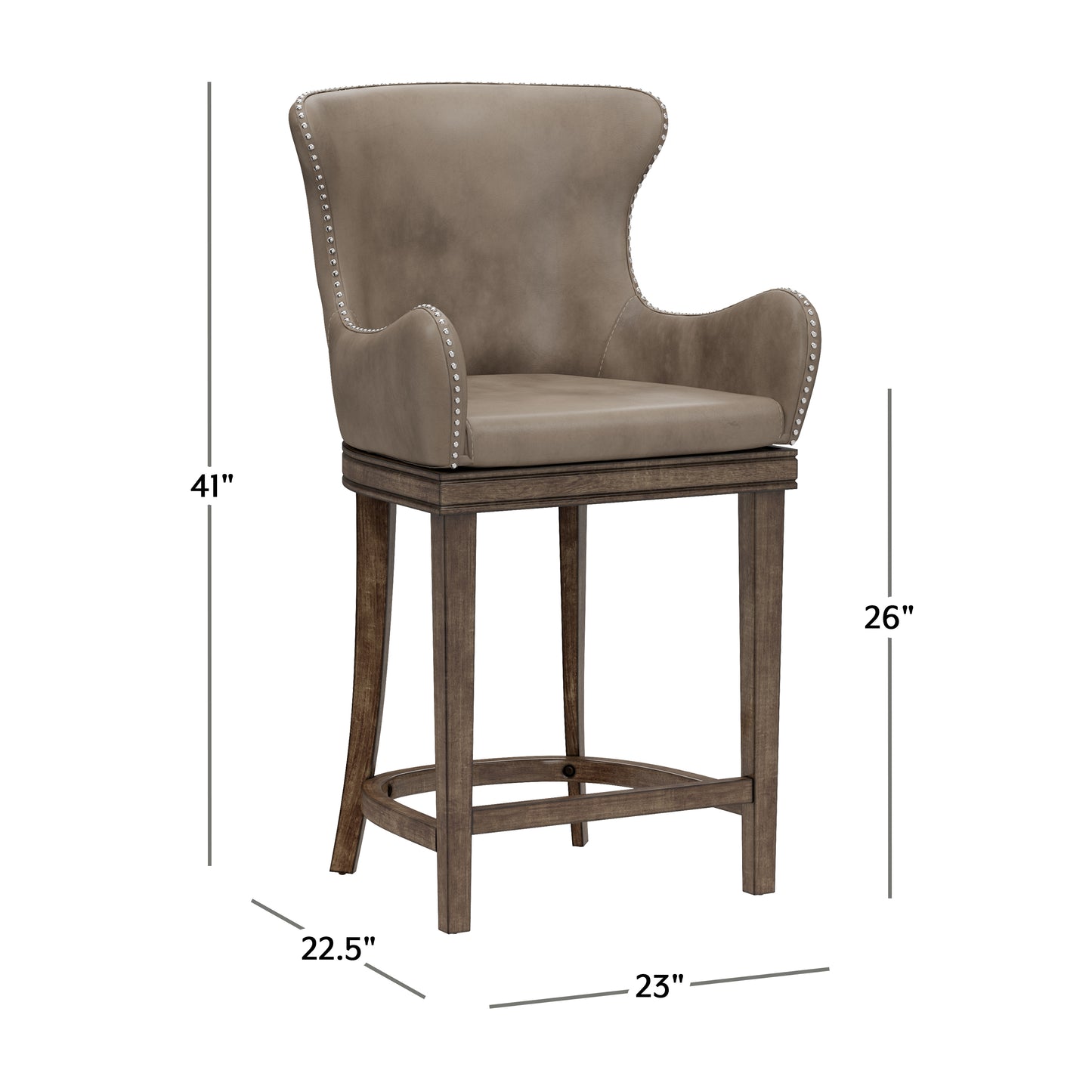 Caydena Wood Stool