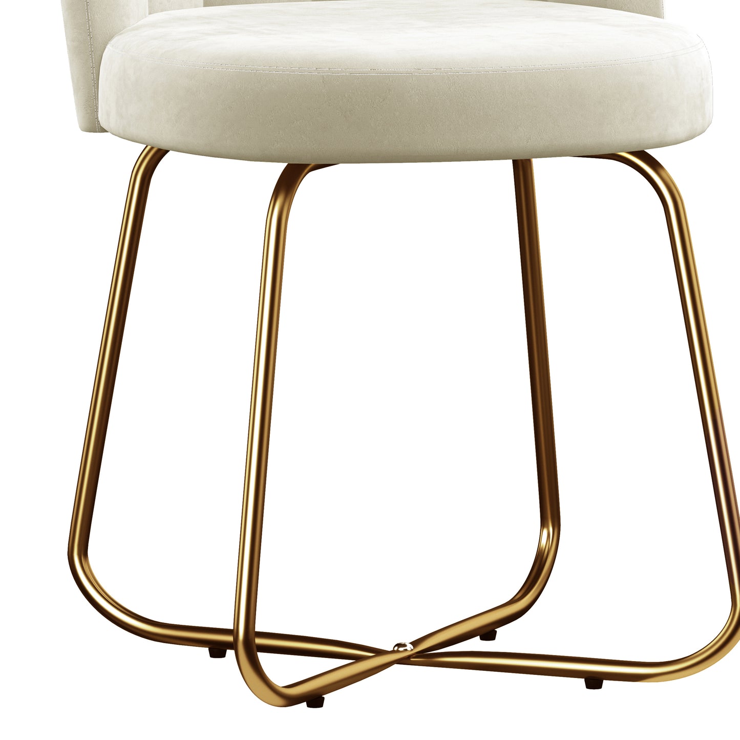 Catalina Metal Vanity Stool