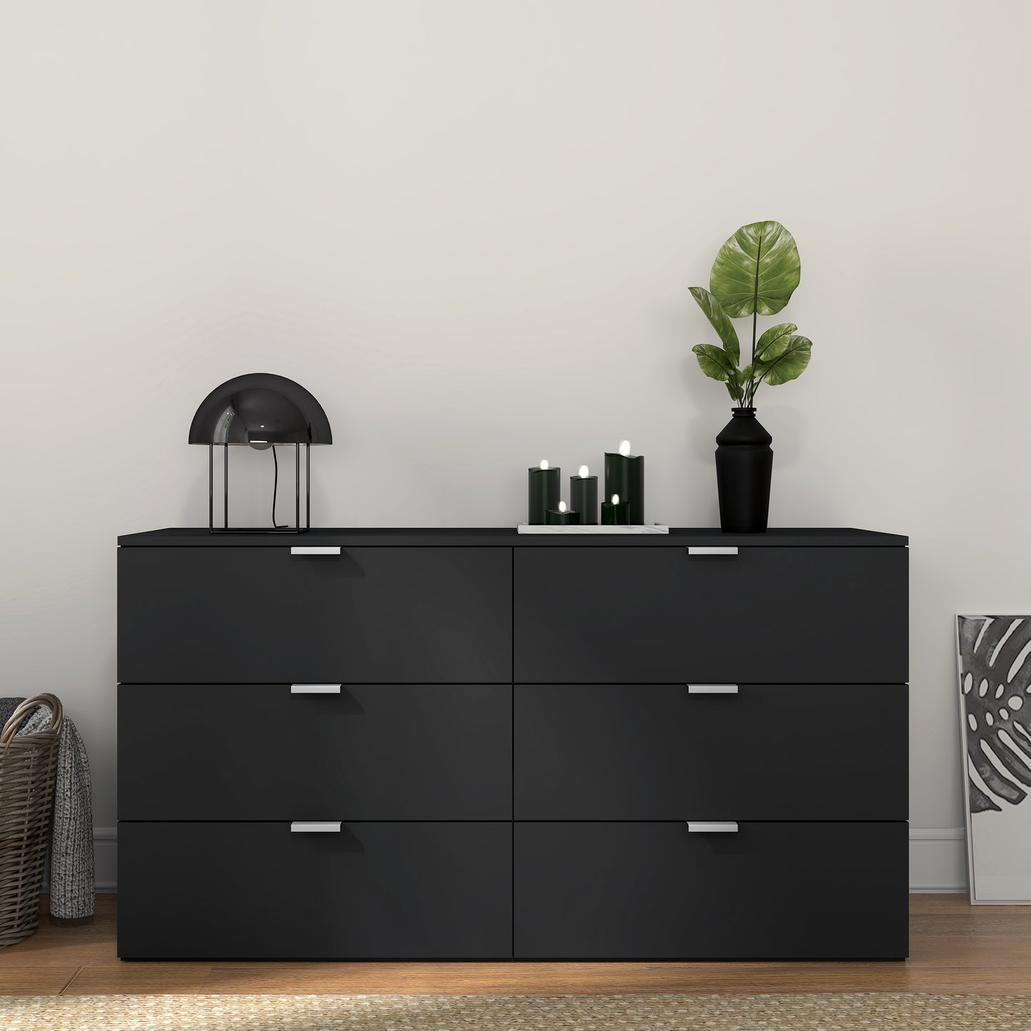 Delmar Wood 6 Drawer Dresser