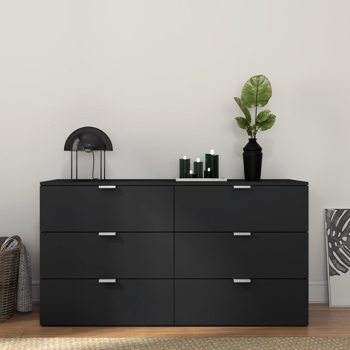 Delmar Wood 6 Drawer Dresser
