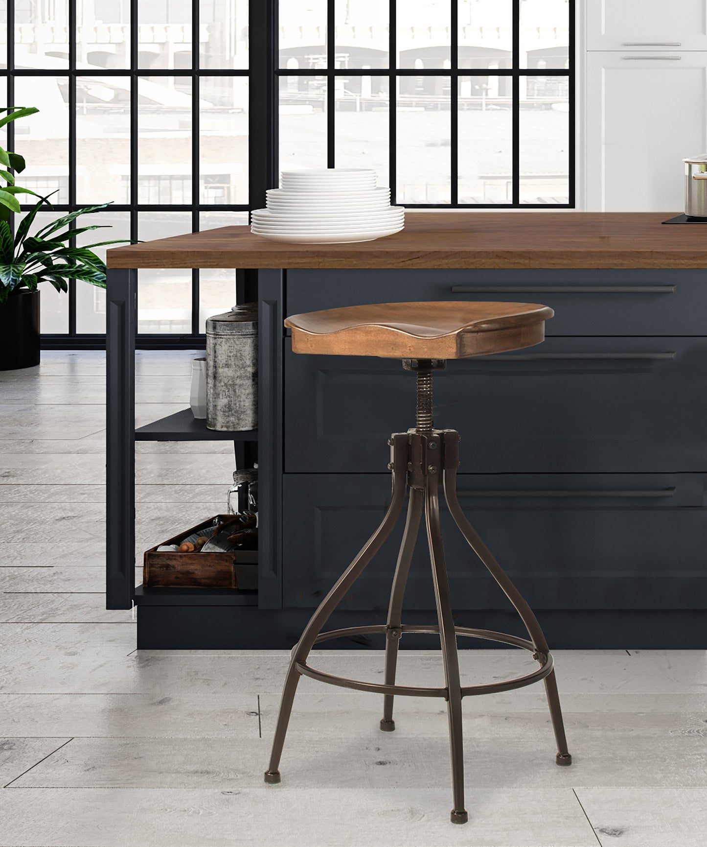 Worland Metal Stool