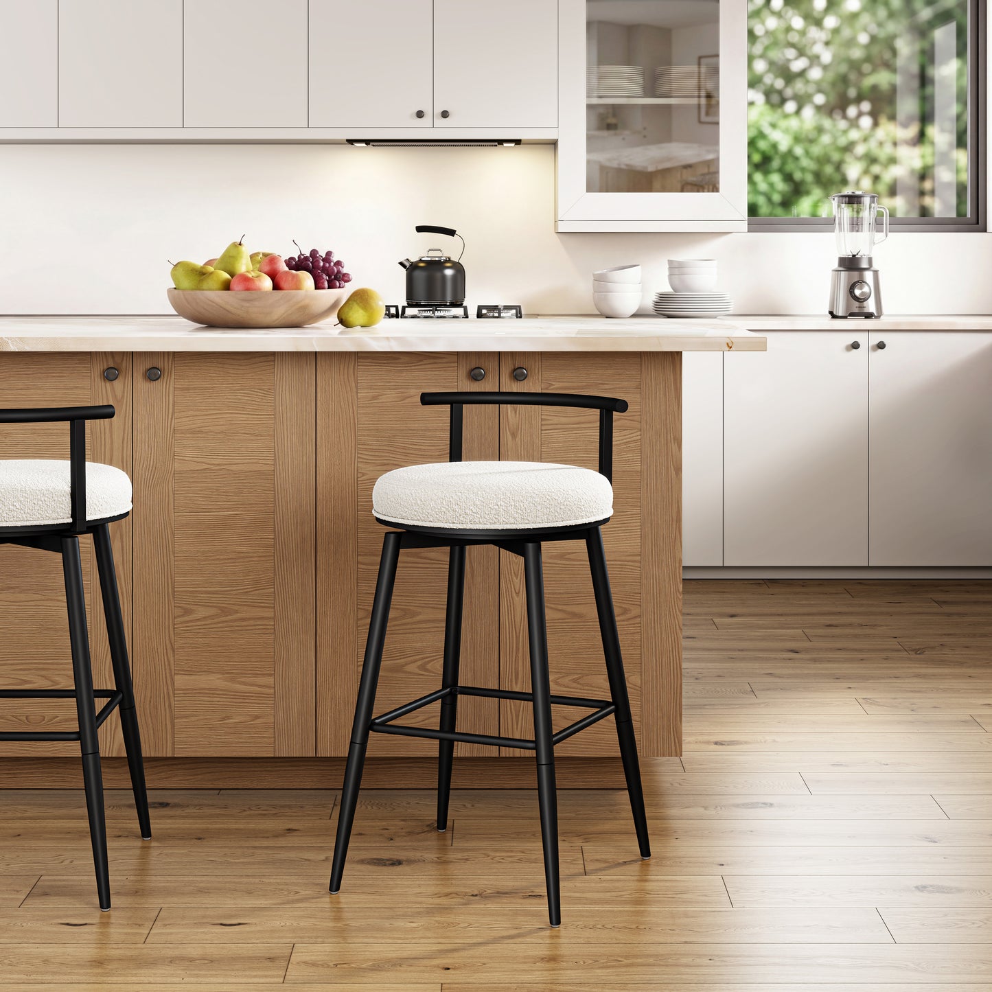 Dael Metal Counter and Bar Stools