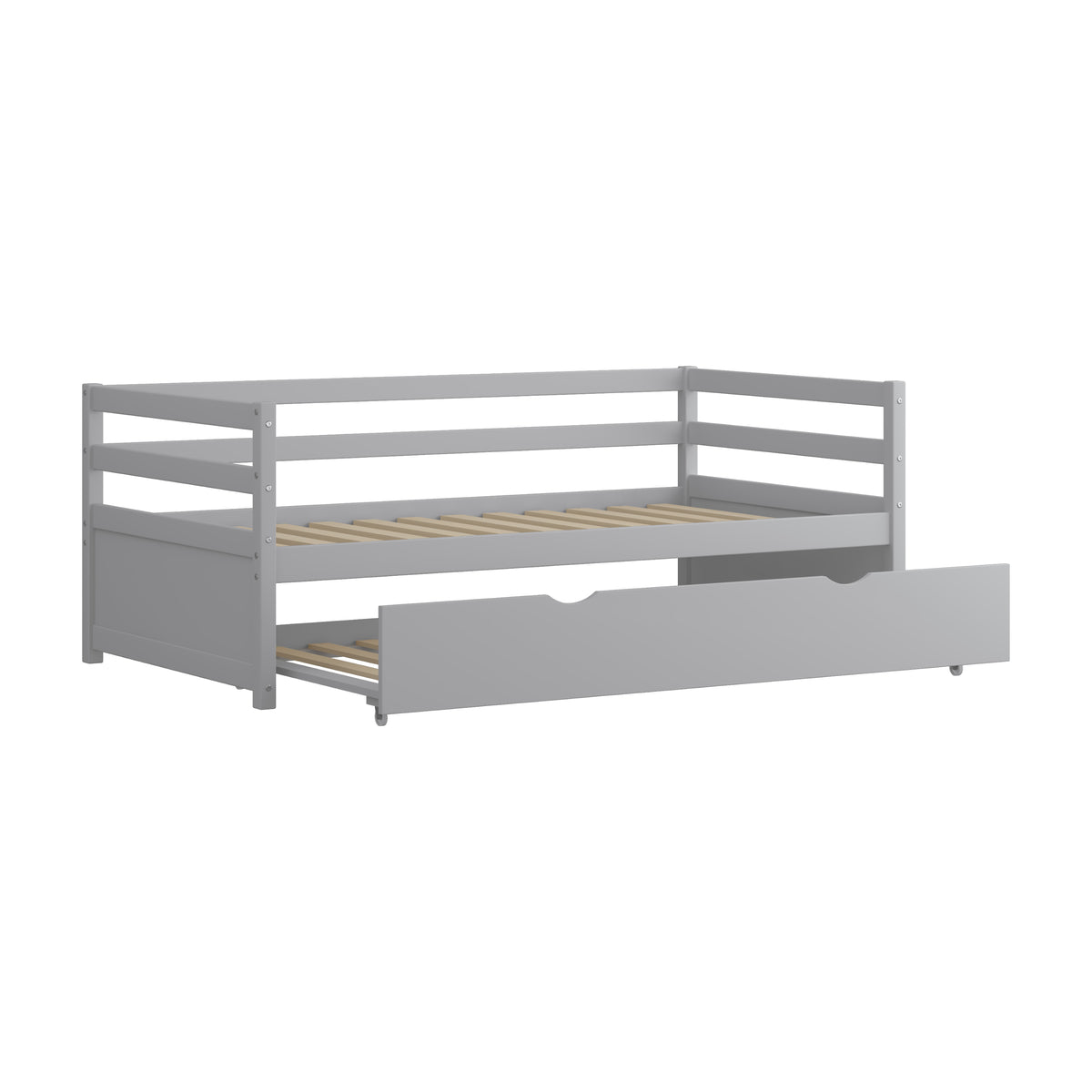 Caspian Wood Daybed, Gray
