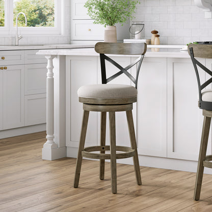 Reid Wood Counter and Bar Stools