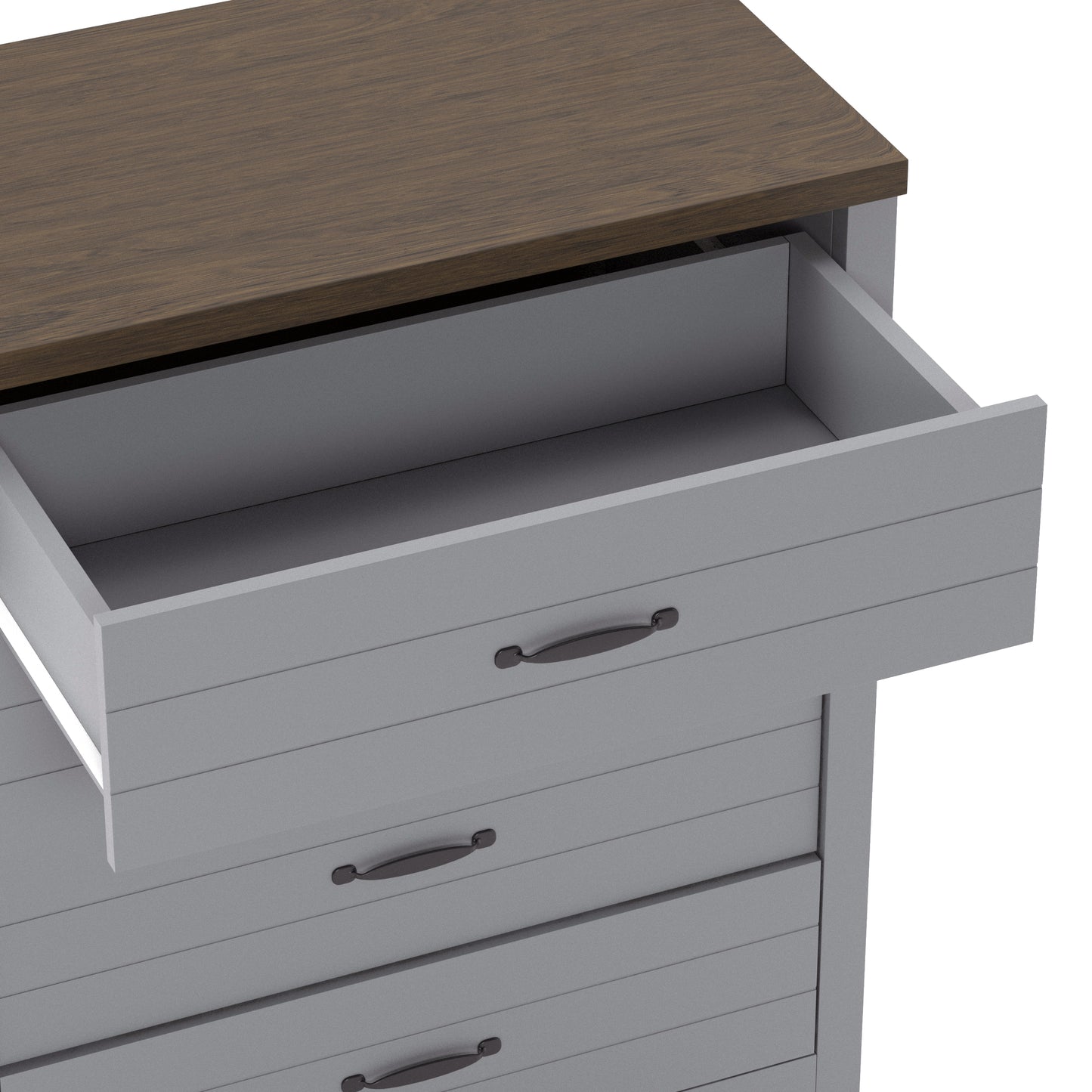 Lancaster Wood 4 Drawer Dresser