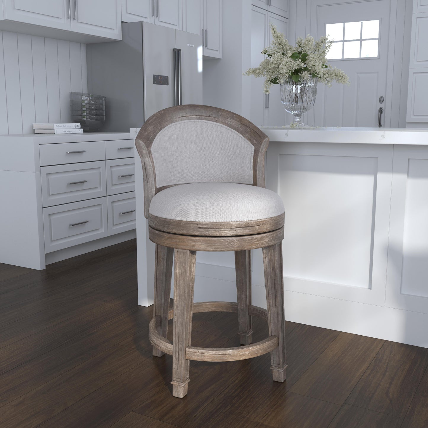 Monae Wood Stool