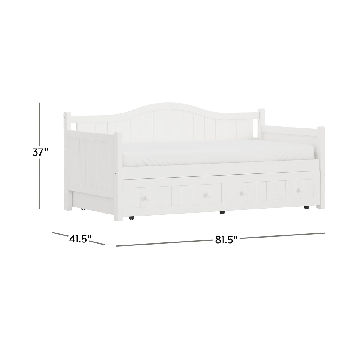 Staci Wood Daybed with Trundle
