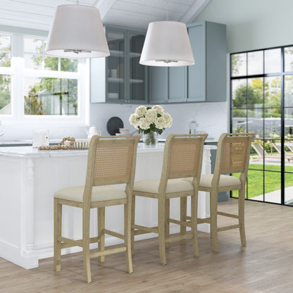 Everest Wood Counter and Bar Stools