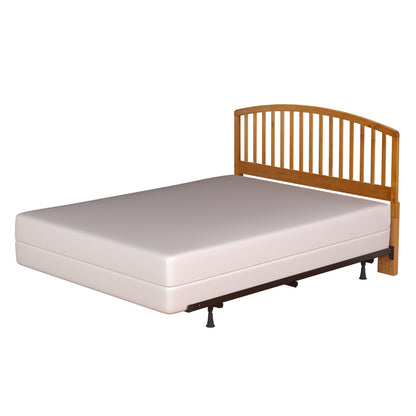 Carolina Wood Full/Queen Headboard with Frame, Country Pine