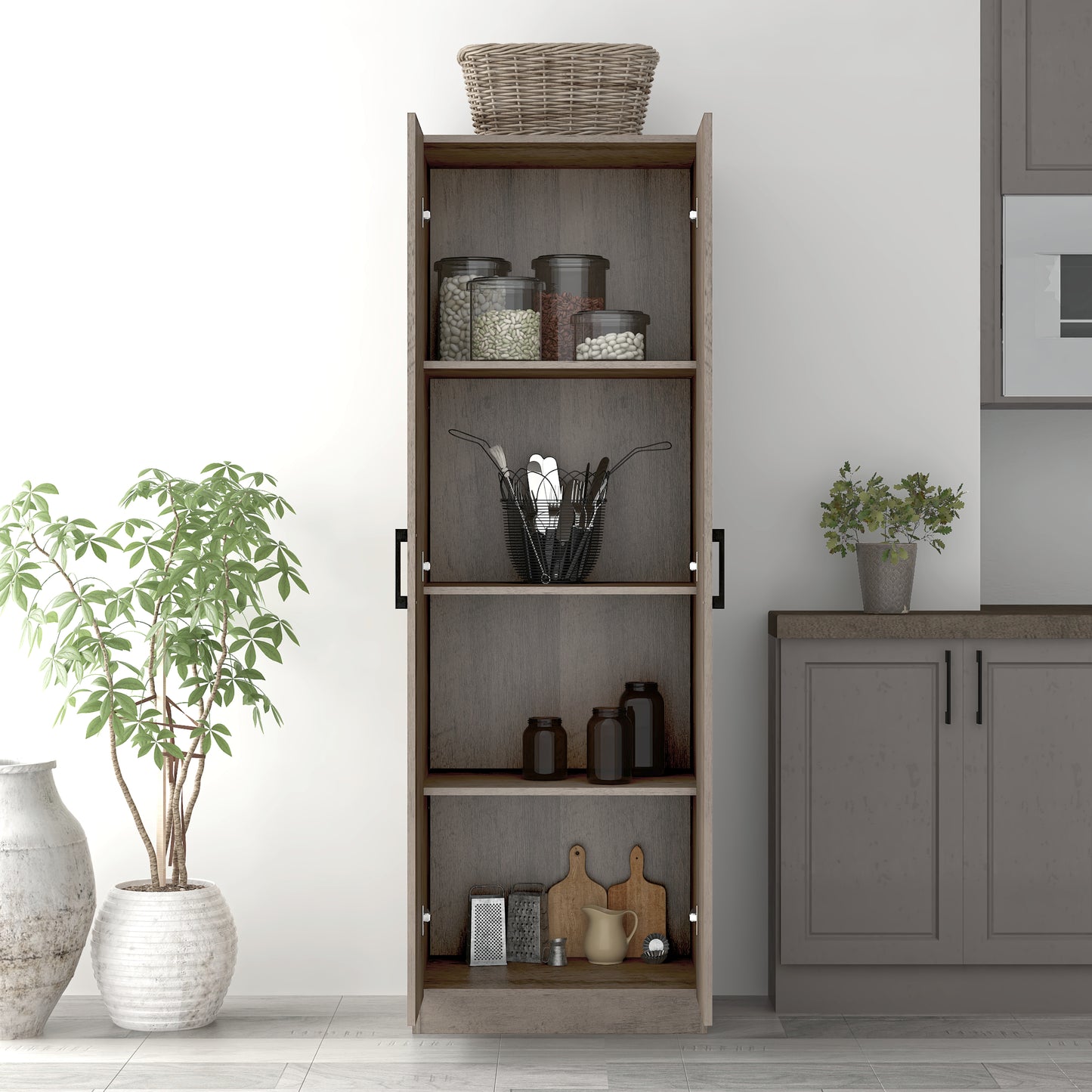 Lancaster Wood Kitchen Pantry