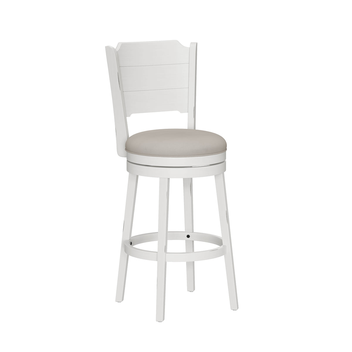 Clarion Wood Swivel Stool