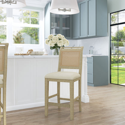 Everest Wood Counter and Bar Stools