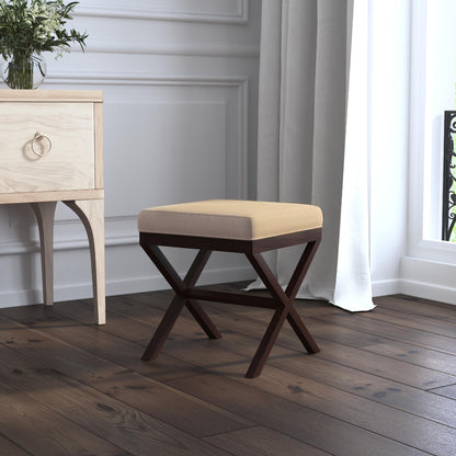 Morgan Wood Vanity Stool