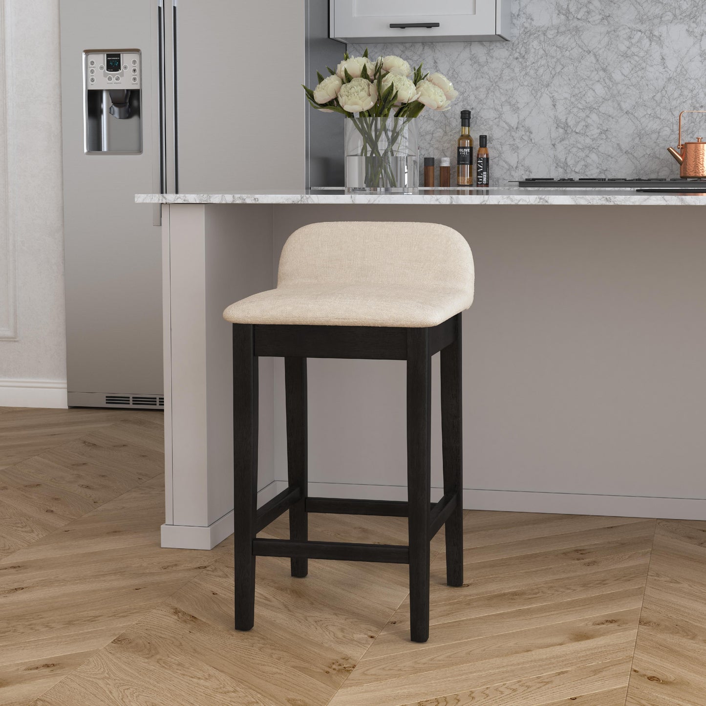 Renmark Wood Stool
