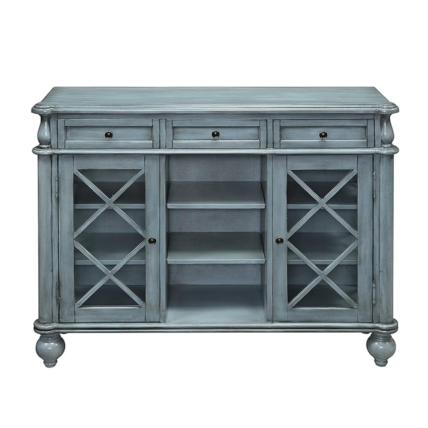 Azure Wood Cabinet