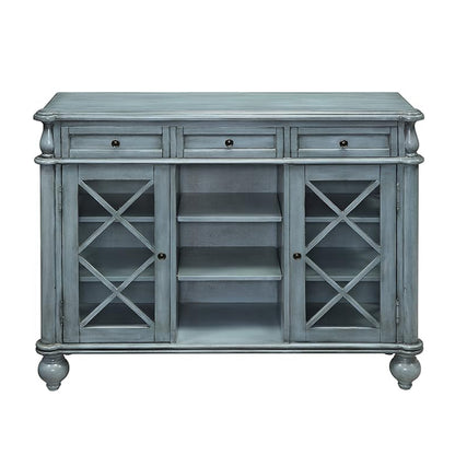 Azure Wood Cabinet
