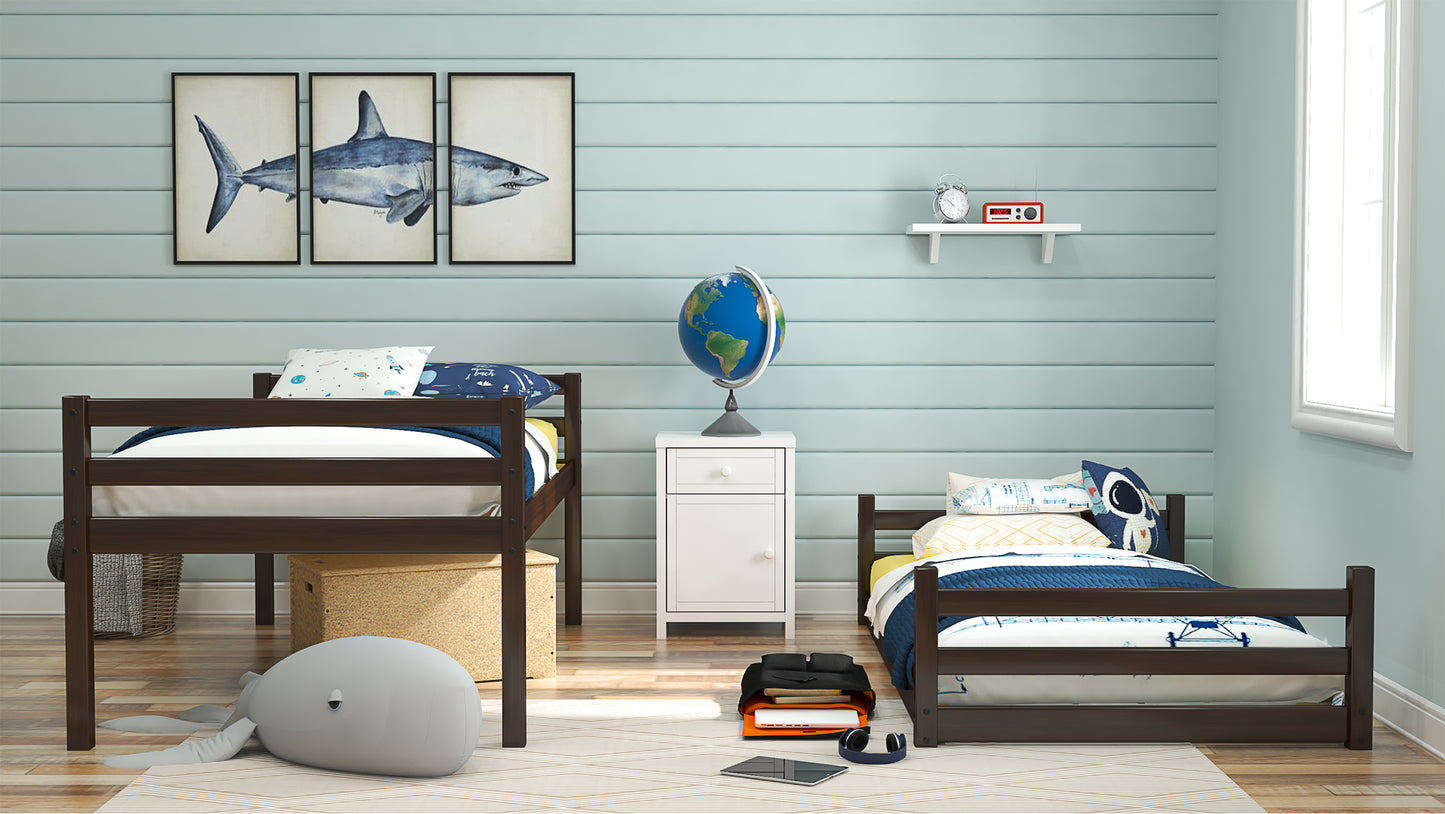 Campbell Wood Floor Bunk Bed