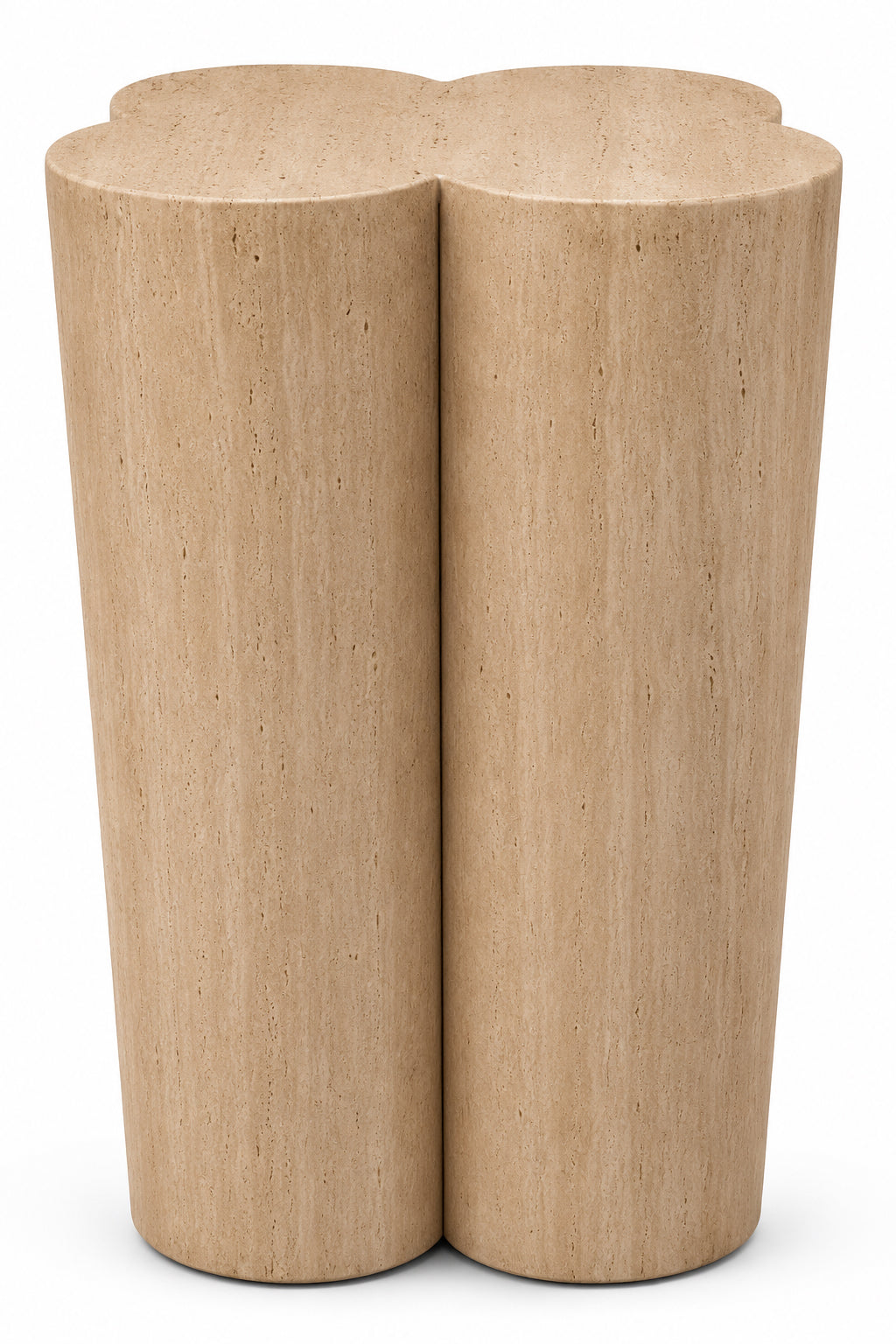 Sarah Reinforced Concrete Side Table, Light Beige