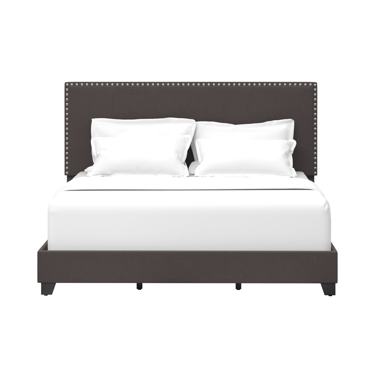 Gayle Nail Head Trim Upholstered Queen Bed