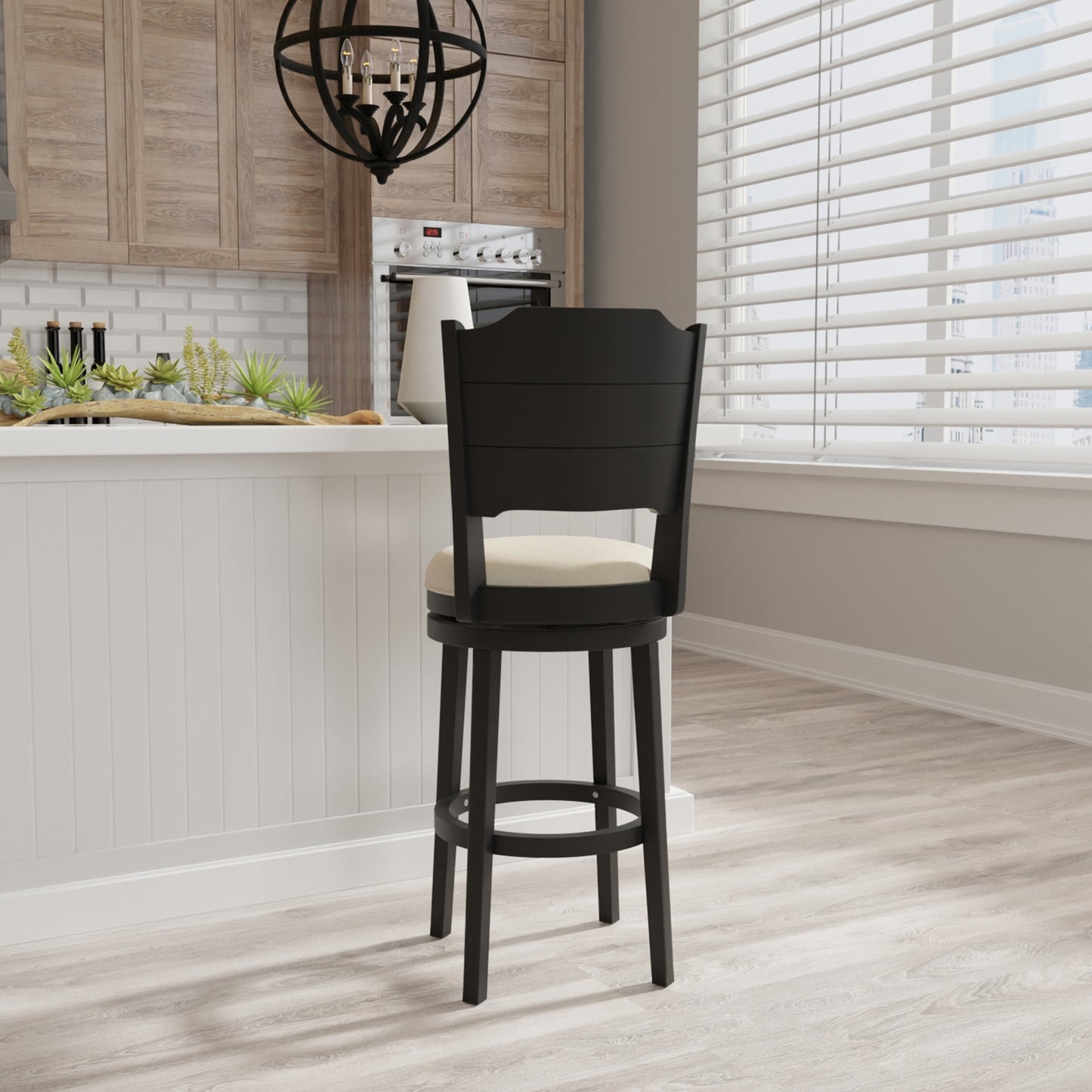 Clarion Wood Stool