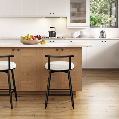 Dael Metal Counter and Bar Stools
