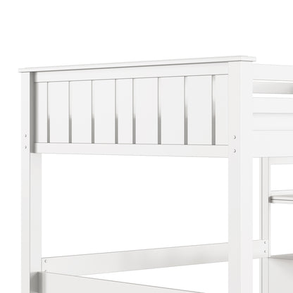 Lake House Wood Loft Bed