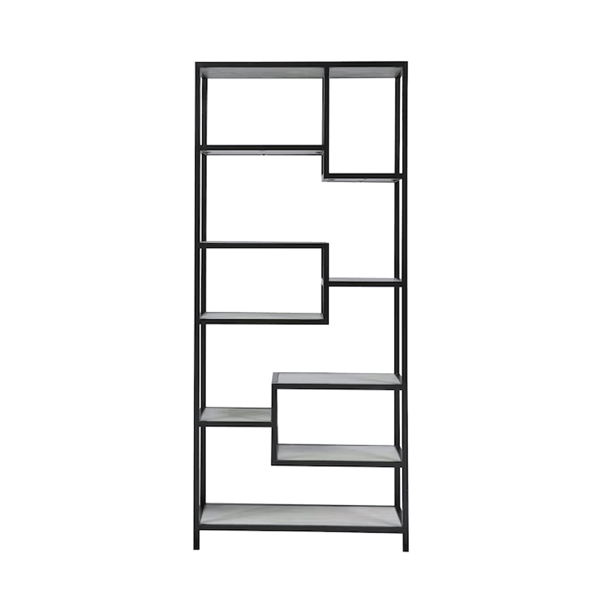 Haze Metal and Wood Etagere