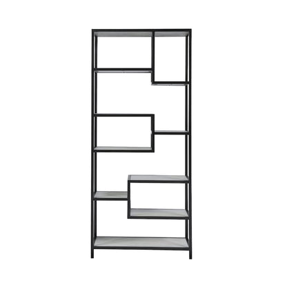 Haze Metal and Wood Etagere