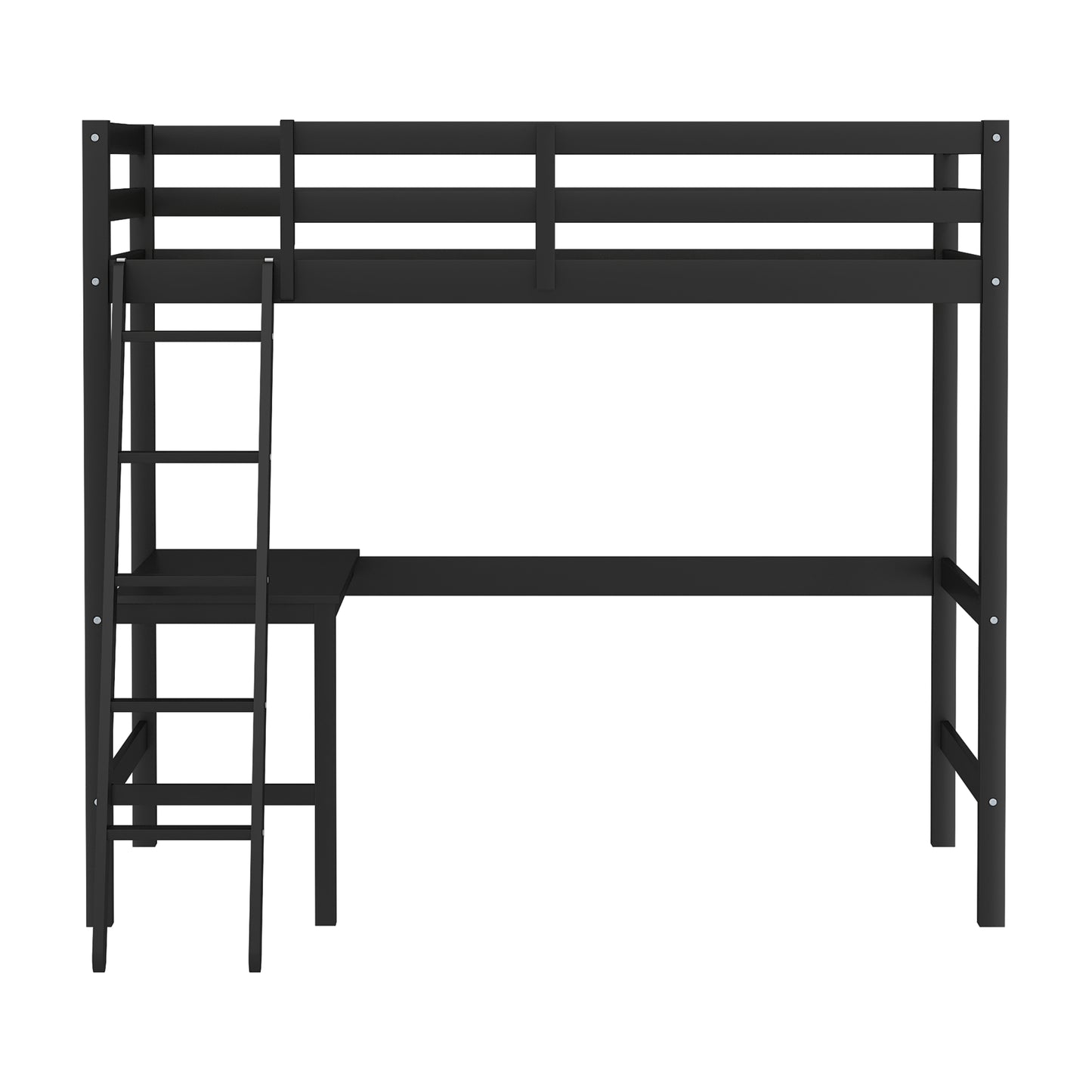 Caspian Wood Twin Loft Bed