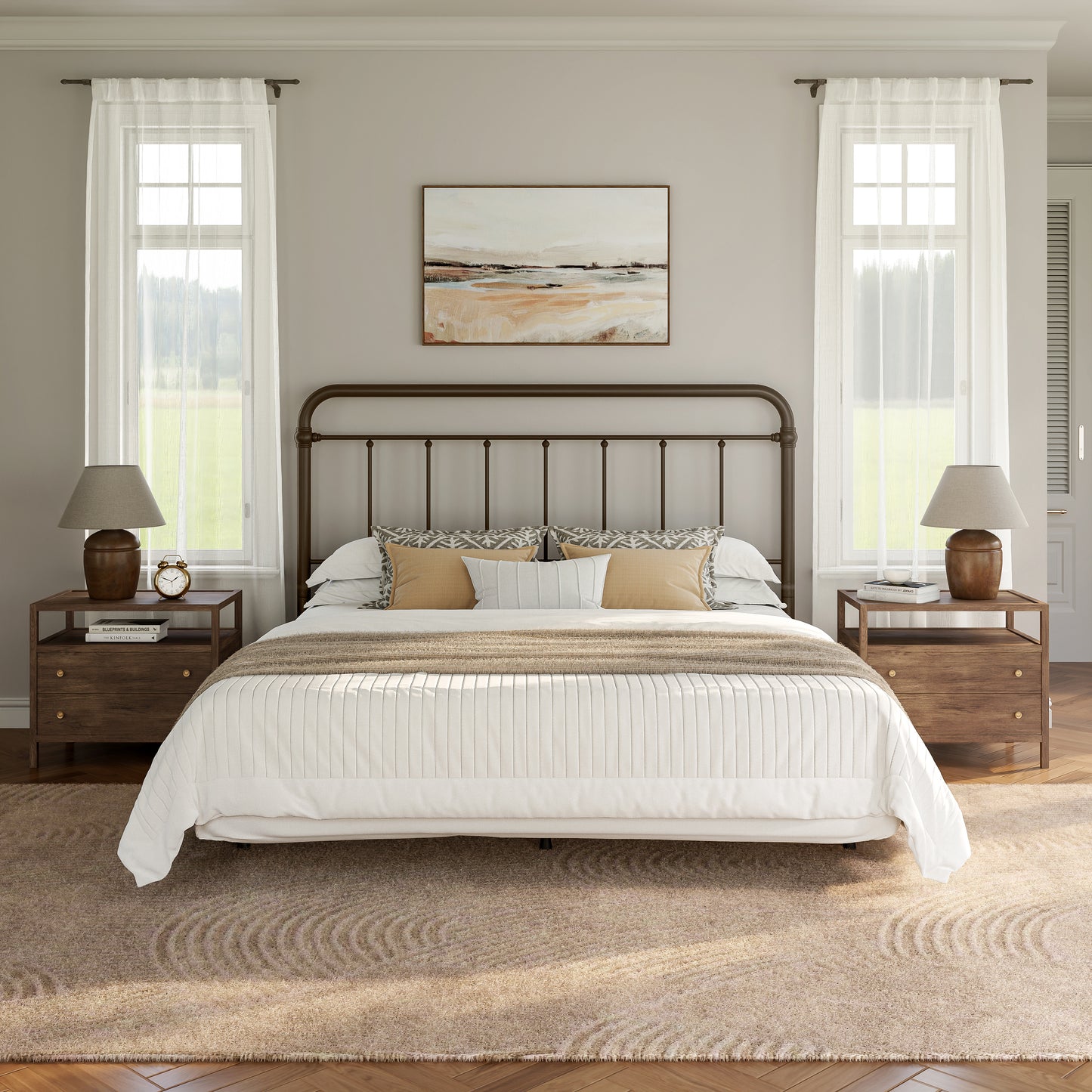 Kirkland Metal Headboard