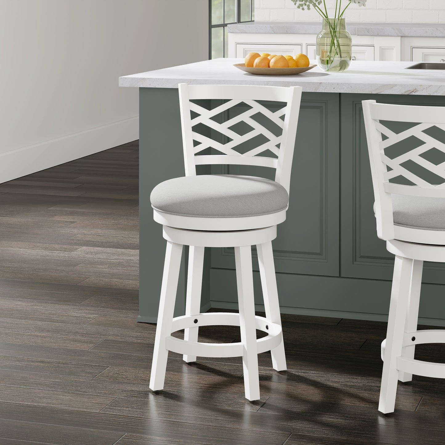 Riva Wood Counter and Bar Stools
