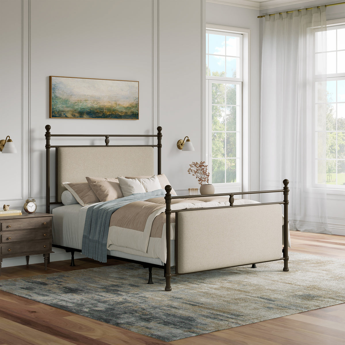Ashley Metal Bed with Frame