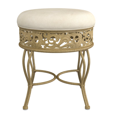 Villa III Metal Vanity Stool